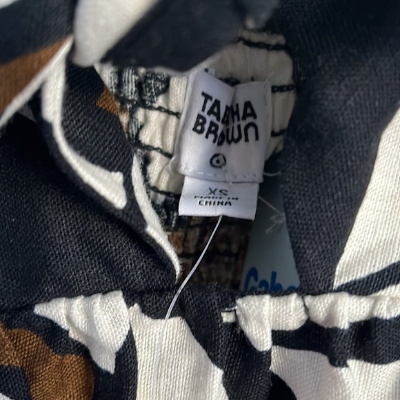 Tabitha Brown x Target Black & Brown Pattern Dress, NWT - Picture 7 of 10